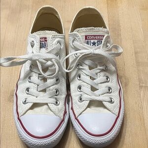 Converse Women’s Off-White Canvas Sneakers